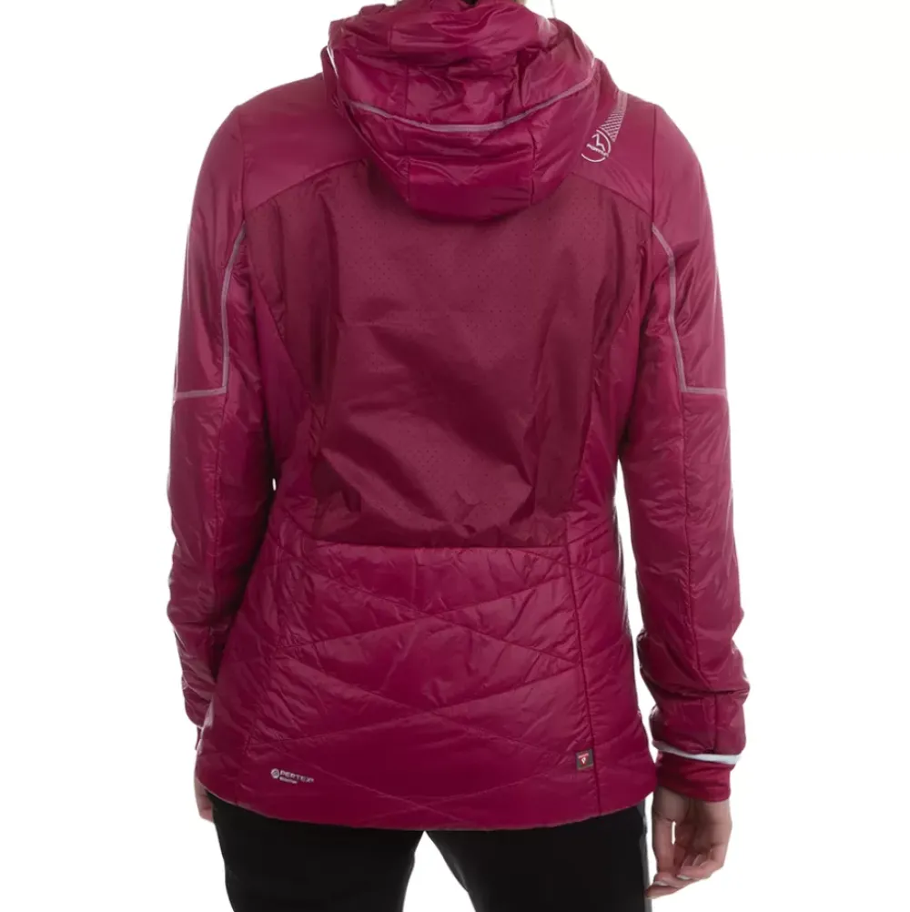 La Sportiva Sale|Jackets^ALPINE GUIDE PRIMALOFT HOODY W Storm Blue/Cherry Tomato