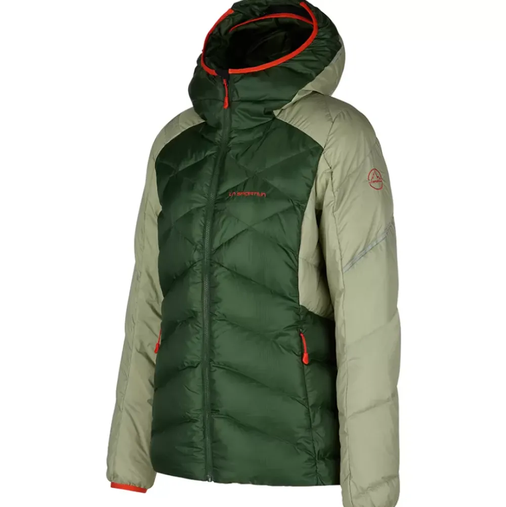 La Sportiva Sale|Jackets^BIVOUAC DOWN JKT W Storm Blue/Cherry Tomato