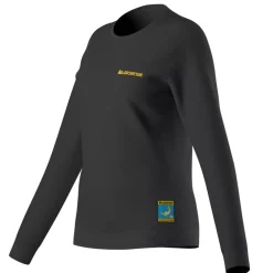 La Sportiva Sweatshirts & Fleece^CLIMBING ON THE MOON SWEATSHIRT W Carbon/Giallo