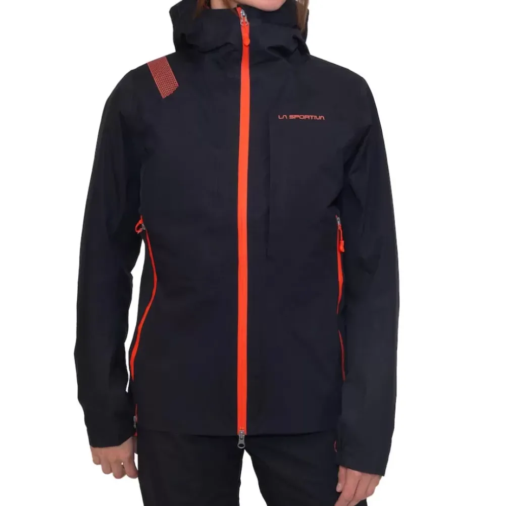 La Sportiva Sale|Jackets^CRIZZLE EVO SHELL JKT W Black/Cherry Tomato