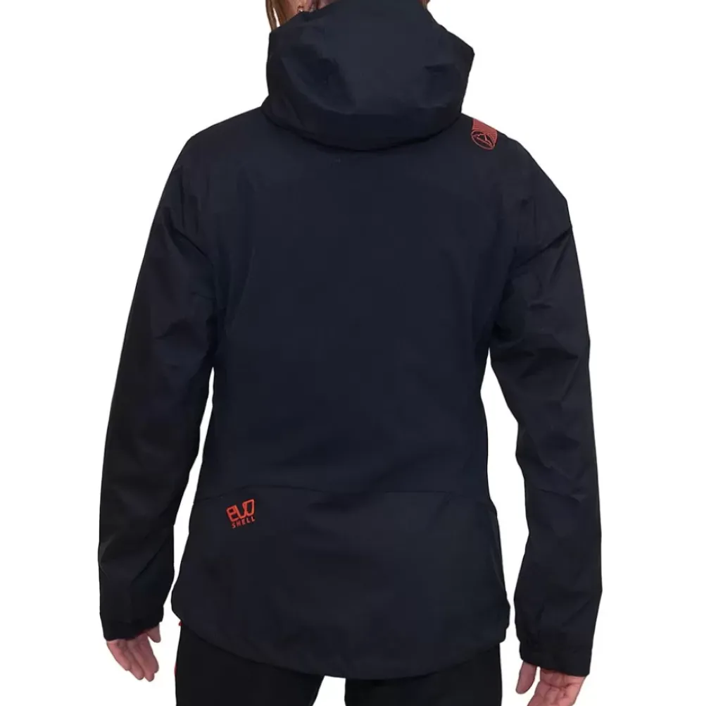 La Sportiva Sale|Jackets^CRIZZLE EVO SHELL JKT W Black/Cherry Tomato