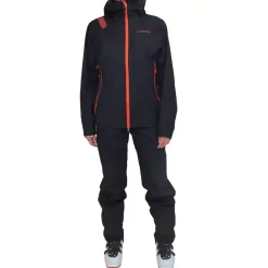 La Sportiva Sale|Jackets^CRIZZLE EVO SHELL JKT W Black/Cherry Tomato