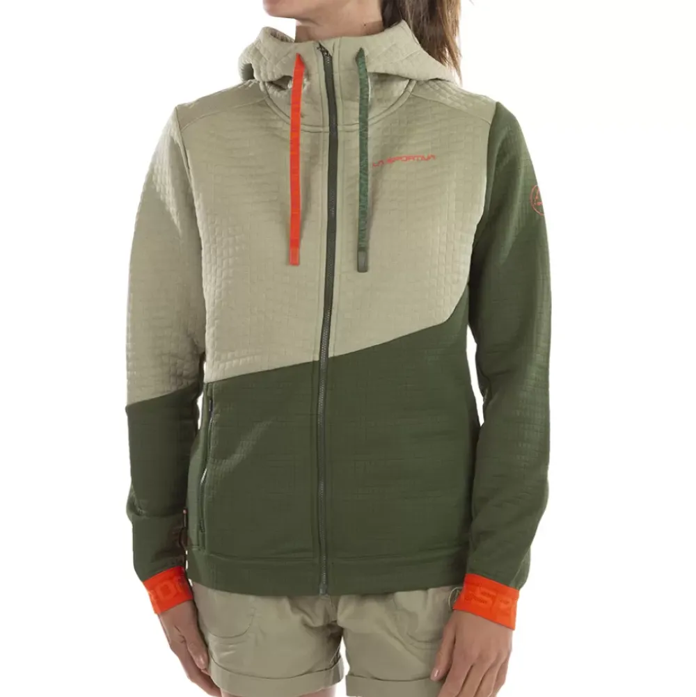 La Sportiva Sweatshirts & Fleece^METHOD HOODY W Carbon/Cherry Tomato
