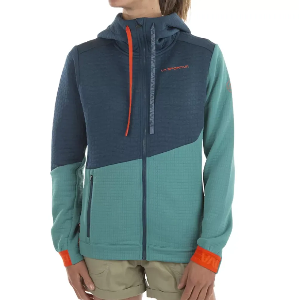 La Sportiva Sweatshirts & Fleece^METHOD HOODY W Carbon/Cherry Tomato