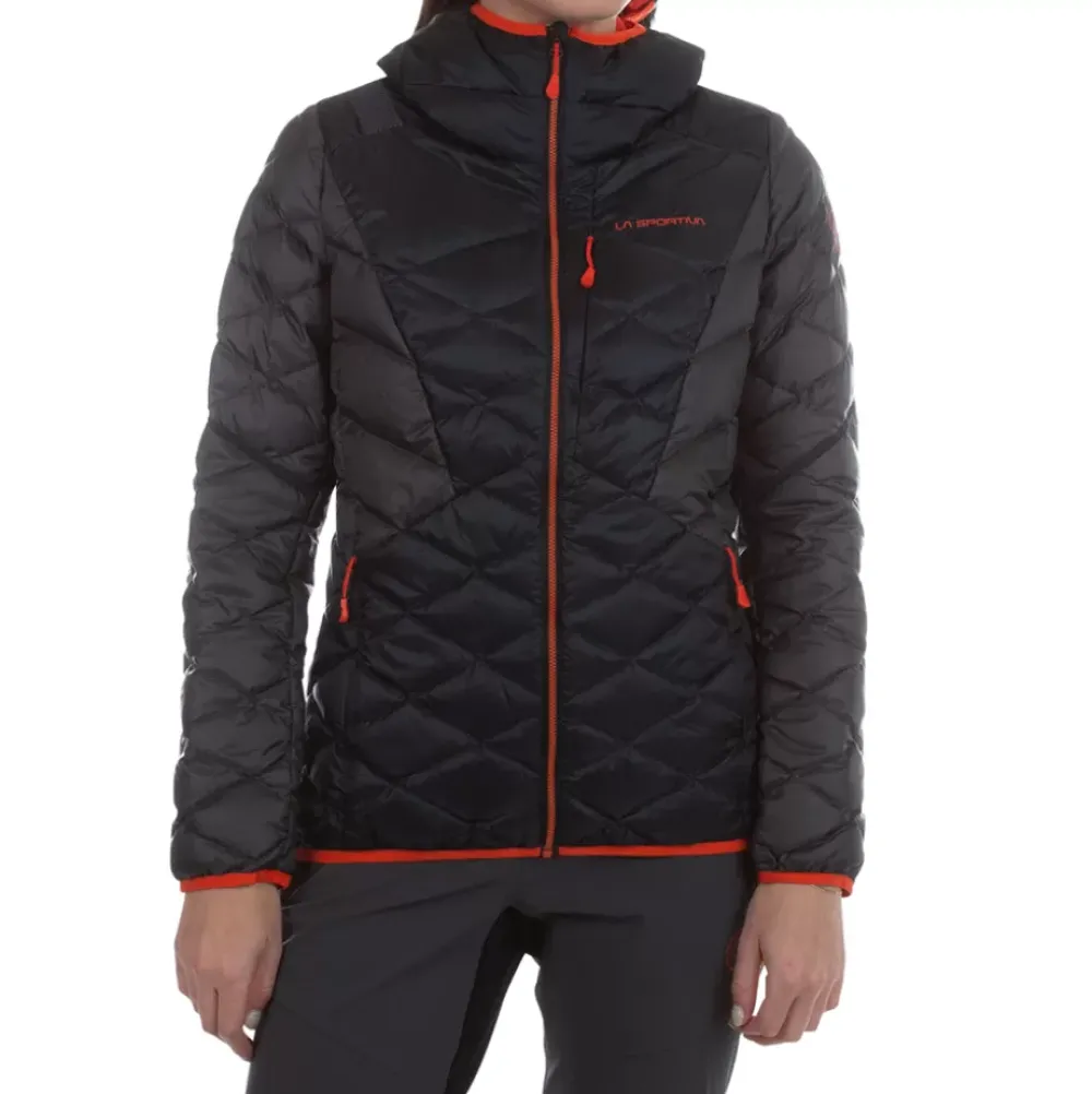 La Sportiva Jackets|Sale^PINNACLE DOWN JKT W Velvet/Cherry Tomato
