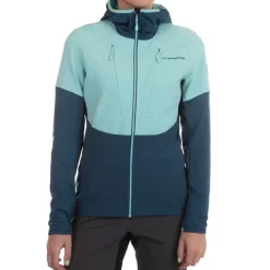 La Sportiva Sale|Jackets^SESSION TECH HOODY W Storm Blue/Cherry Tomato