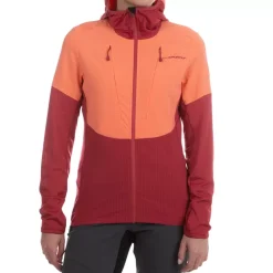La Sportiva Sale|Jackets^SESSION TECH HOODY W Storm Blue/Cherry Tomato