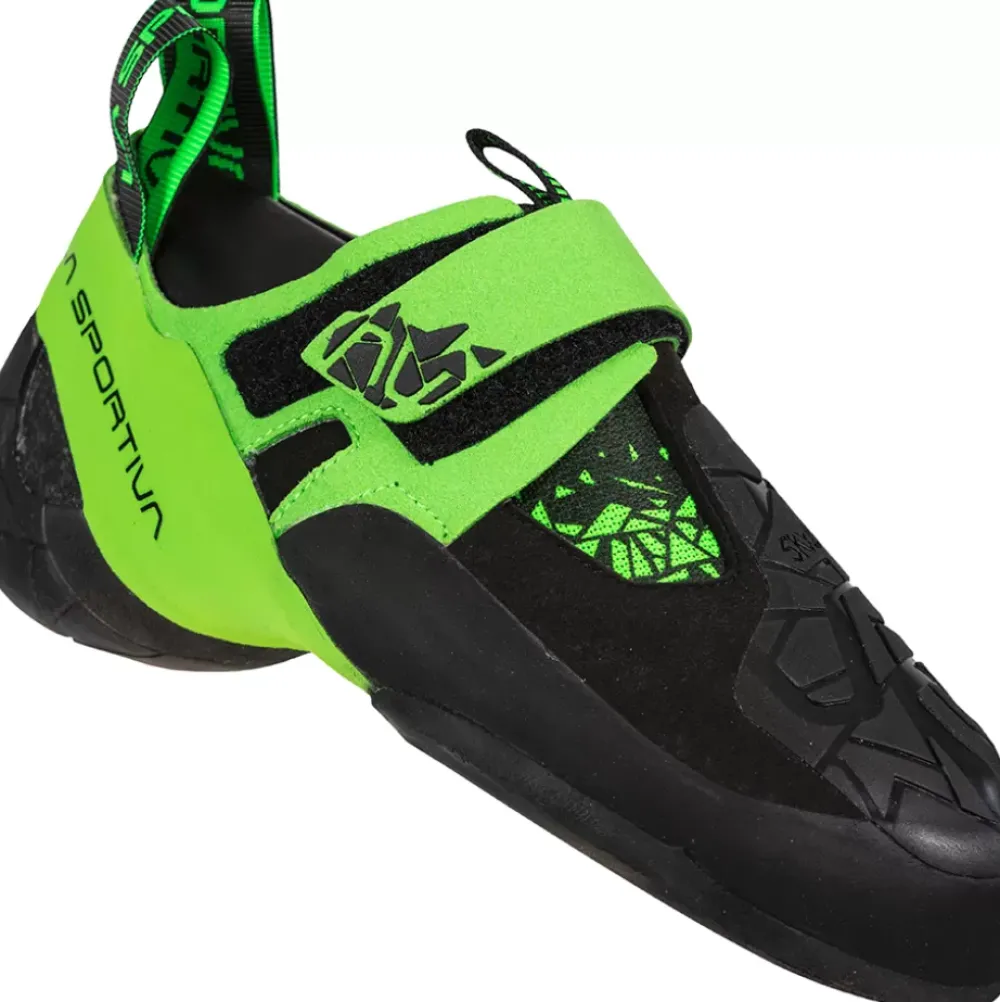 La Sportiva Climbing^SKWAMA VEGAN Black/Flash Green