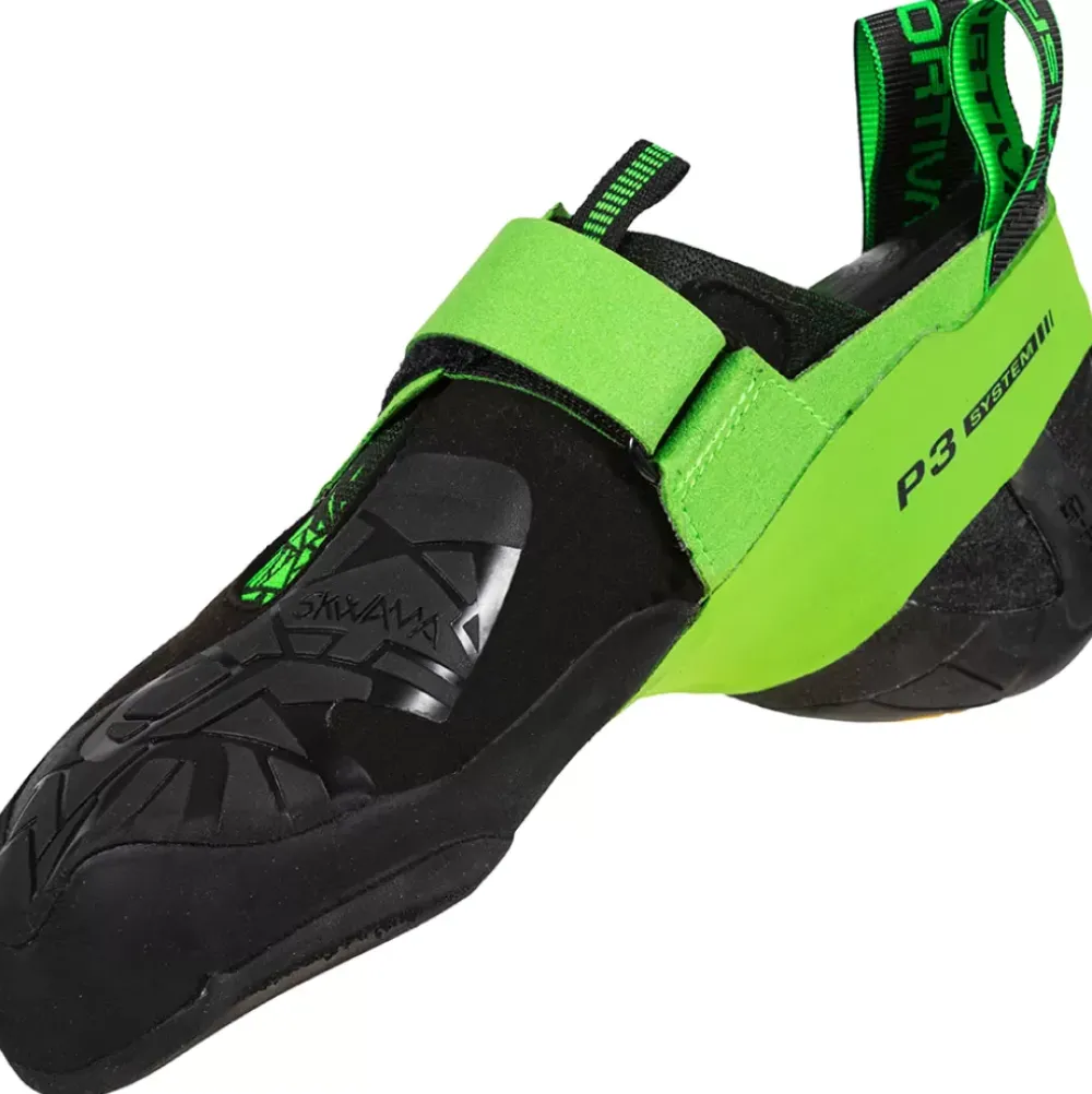 La Sportiva Climbing^SKWAMA VEGAN Black/Flash Green