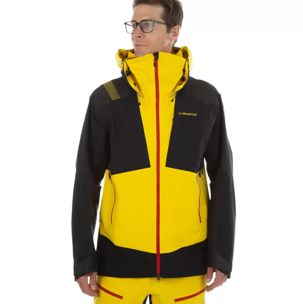 La Sportiva Jackets^SUPERCOULOIR GTX PRO JKT M Electric Blue/Sangria