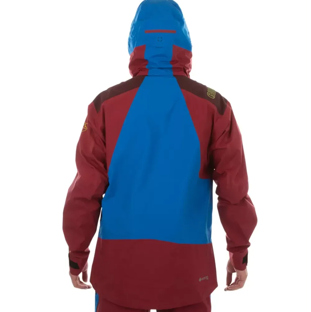 La Sportiva Jackets^SUPERCOULOIR GTX PRO JKT M Electric Blue/Sangria