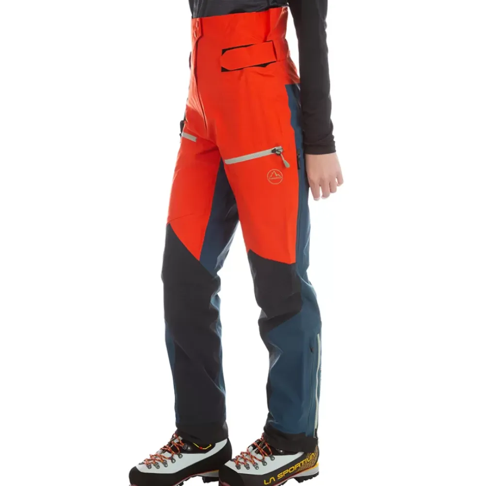 La Sportiva Pants^SUPERCOULOIR GTX PRO PANT W Cherry Tomato/Storm Blue
