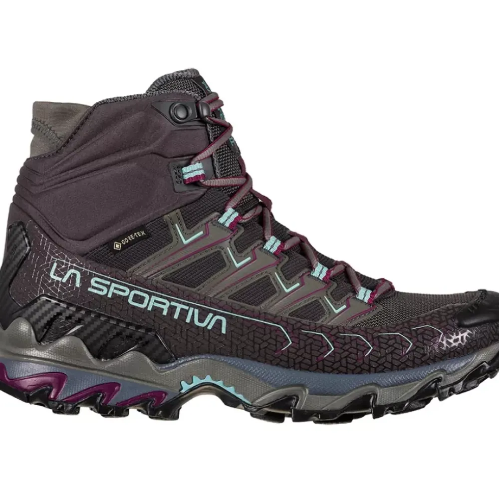 La Sportiva Sale|Hiking^ULTRA RAPTOR II MID WIDE GTX WOMENS Carbon/Iceberg W