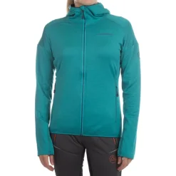 La Sportiva Sale|Jackets^UPENDO HOODY W Carbon/Cherry Tomato